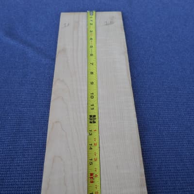 REVISED SM Figured Maple Fingerboard Blank #1A on Left for sale