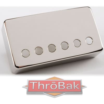 ThroBak PAF Repro Pickup Cover Brite Nickel image 1