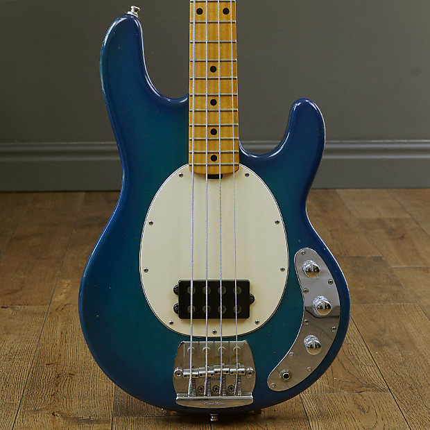 Musicman Stingray 1989 Blueburst Bass 2 EQ Maple Neck. | Reverb