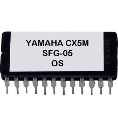 Yamaha CX5M - Upgrade Firmware Update Eprom SFG-01 to SFG-05 add Midi Features