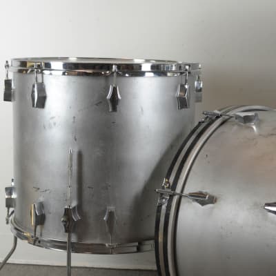 1970s Fibes "Silver Sealer" Drum Set image 2