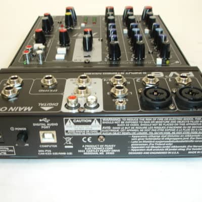 Peavey PV 6 6-Channel Compact Mixer image 3