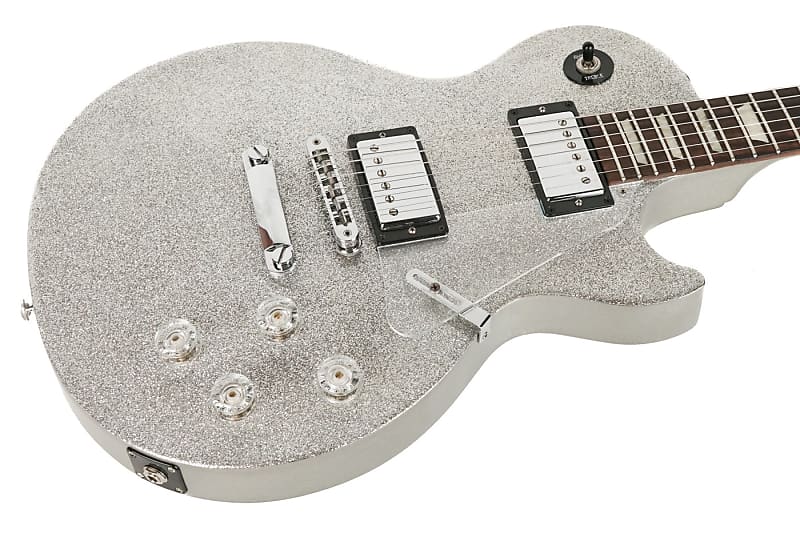 2016 Gibson Les Paul Studio Silver Sparkle | Reverb