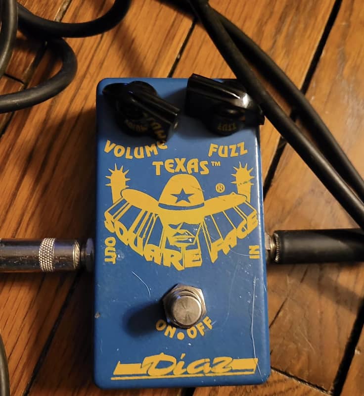 Cesar Diaz Texas Square Face Fuzz 1995 /Signed - Blue | Reverb Cesar Diaz Texas Square Face Fuzz 1995 /Signed - Blue | Reverb