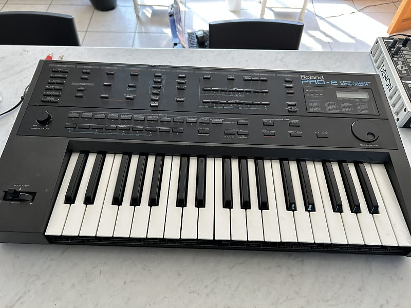 Roland Pro-E 37-Key Intelligent Arranger 1989 - 1990 - Black image 1
