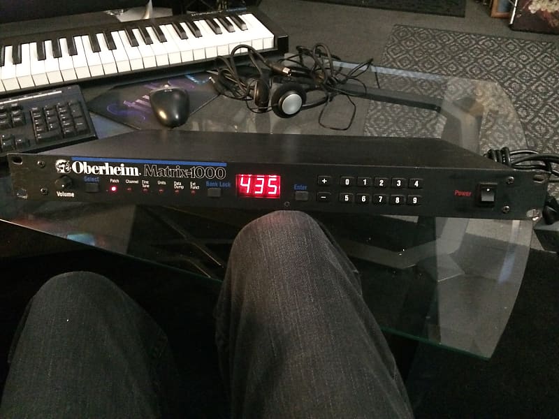 Oberheim Matrix 1000 Rackmount 6-Voice Synthesizer 1987 - Black