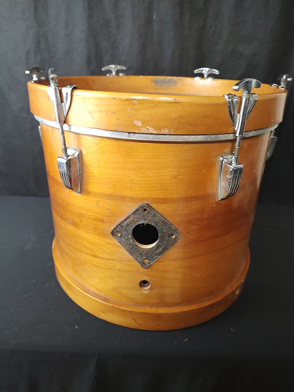 Unbranded 16x14 Floor Tom Bass drum conversion 5 ply Maple Reverb