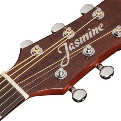 Jasmine by Takamine #JD39CE-NAT - With Hardshell Case, J-Series Acoustic-Electric Guitar, Natural image 3