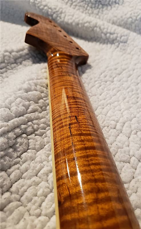 Amazing USA bound,Roasted flame maple neck.Hidden fret | Reverb UK