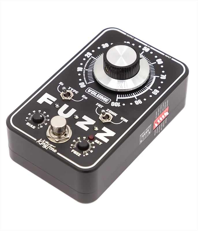 King Tone Guitar miniFUZZ V2 Black | Reverb UK