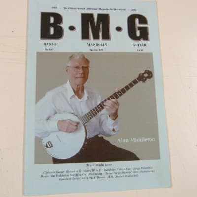 magazine B-M-G Banjo Mandolin Guitar, Spring  2010, Alan Middleton for sale