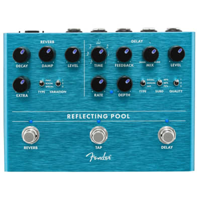 Used Fender Reflecting Pool Delay & Reverb Guitar Effects Pedal image 1