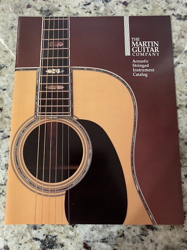Martin Guitar Catalog 1988 J40 D 18 28 35 41 60 62 HD Reverb