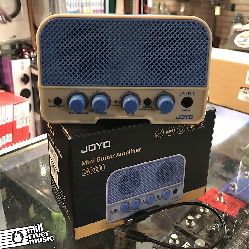 JOYO JA-02 II Mini Guitar Amplifier w/ Box & USB Cord Used