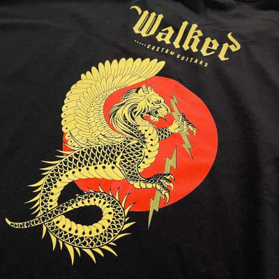 Walker Guitar Small T-Shirt 2021 Black image 1