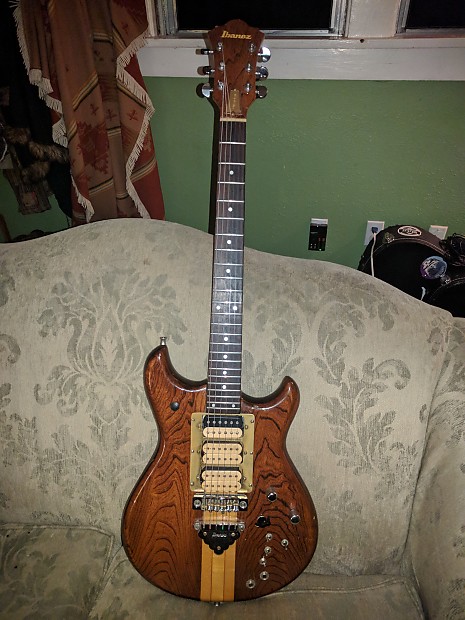 Ibanez MC200 with Jerry Garcia Wolf mods 1978