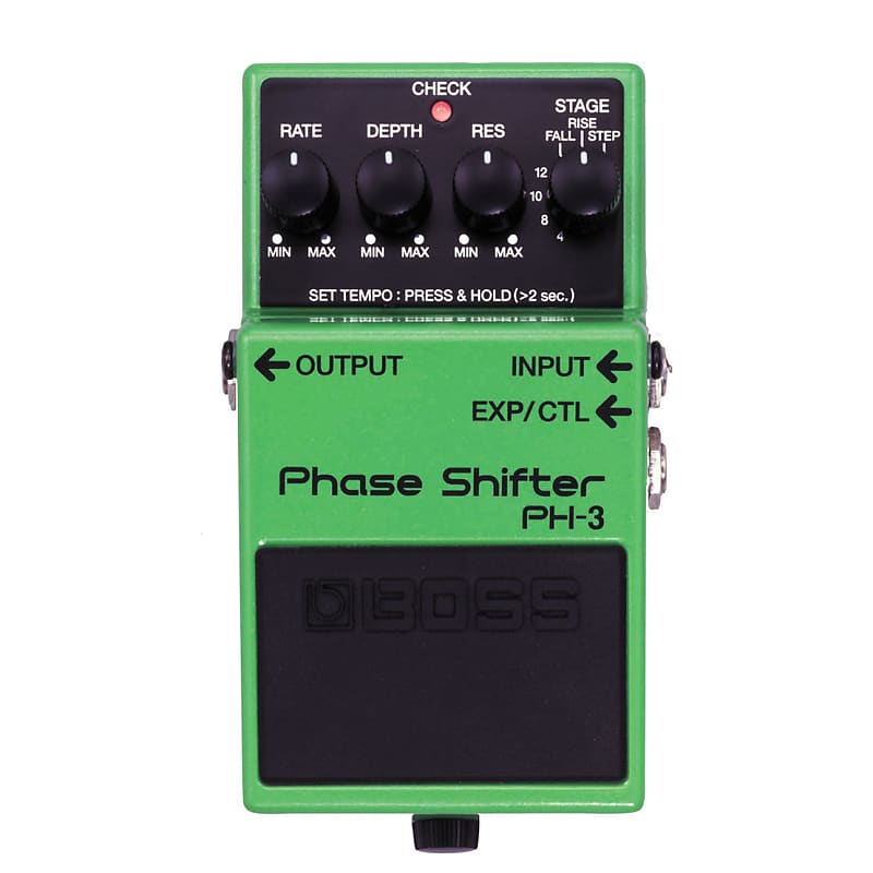 PH3 BOSS Phase Shifter With Tap Tempo Sync Pedal Reverb