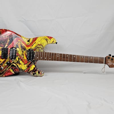ESP ST style custom order RARE Neck Thru 80s | Reverb