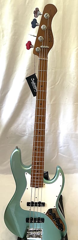 The All New Sadowsky MetroExpress SMX 21 Fret Vintage JJ 4 string 2023 -  Green Metallic