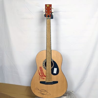 LOU E DANGEROUSLY Autographed Rogue SO-069-RAG-NA  Cerveza Victoria Acoustic Guitar from ECW Natural for sale