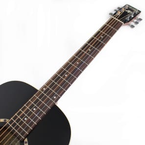 Art & Lutherie Ami Cedar Parlor Acoustic Guitar in Black image 7
