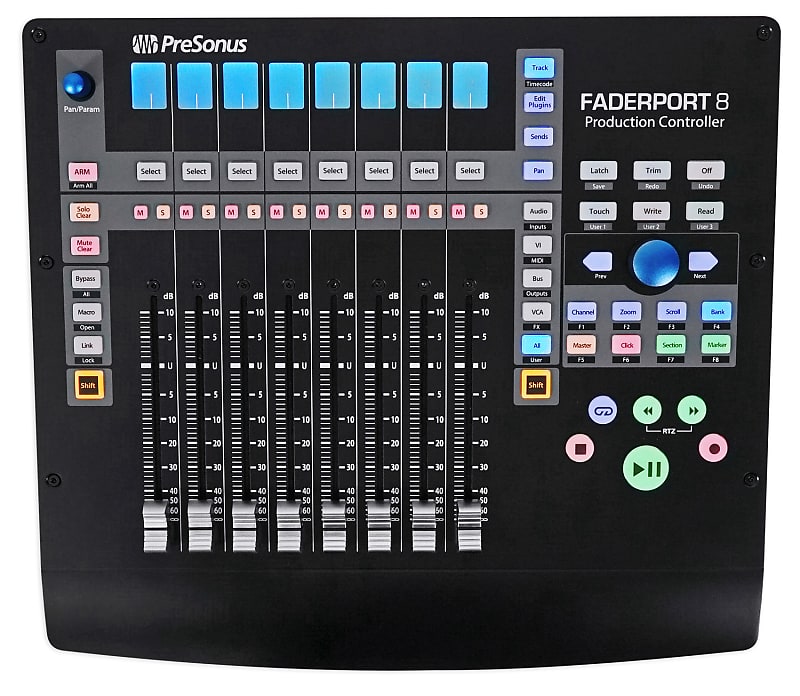 PRESONUS FADERPORT 8 USB 8-Channel Mix Production DAW Controller Mac/PC image 1