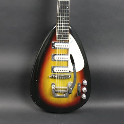 Vox Mark XII 1966 Sunburst Made In Italy with OHSC 12 String Teardrop image 23