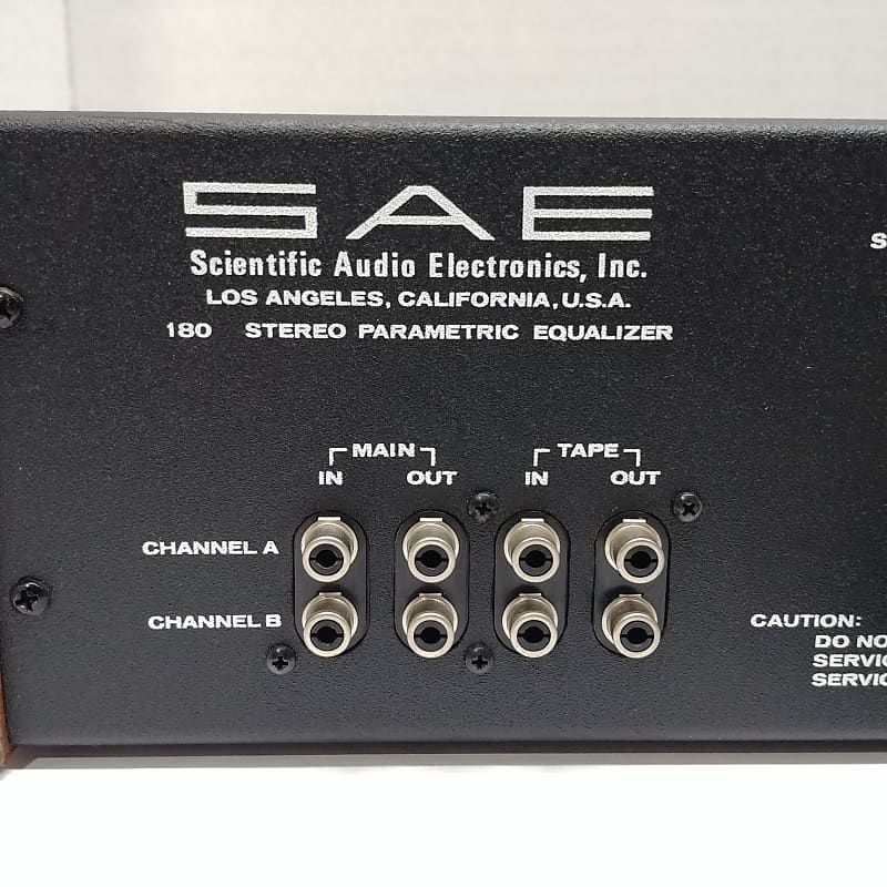 Vintage SAE Model 180 Stereo Parametric purchases Equalizer EQ - Clean