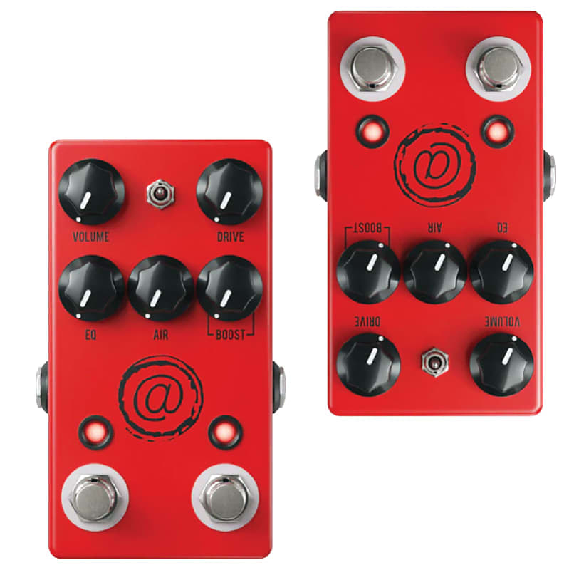 JHS @ The AT+ Plus (Andy Timmons) Drive V2 overdrive effects Pedal - Red image 1