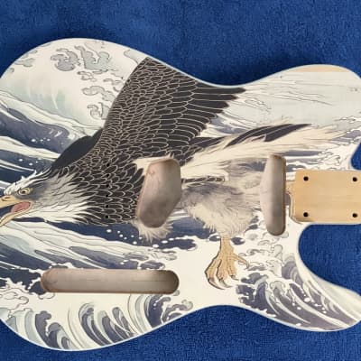 Sea Eagle Custom UV Ink Printed  Telecaster Body image 3