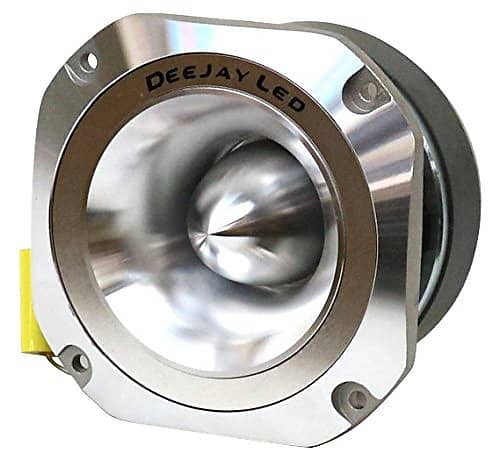 DEEJAY LED - TBHTWEETER - Bullet Super Tweeter - Silver  			