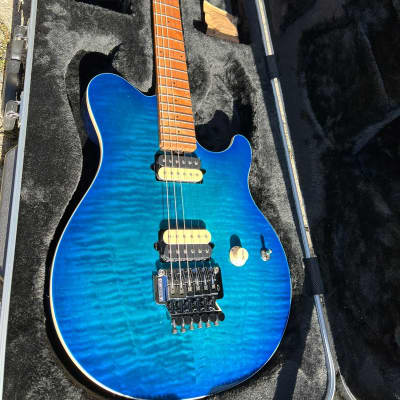 Ernie Ball Music Man Axis Neptune Blue 2014 for sale