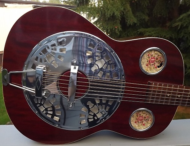 Maya Takamine DB 180 Resonator Dobro Type MIJ 70 s Mahogany Acoustic Guitar W OHC