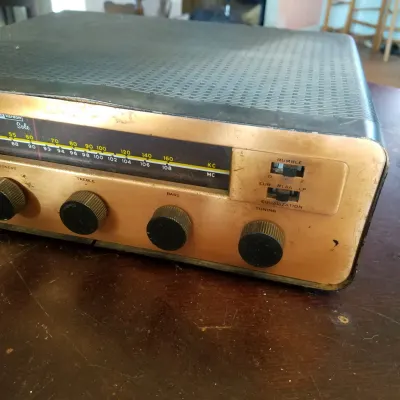 Harman Kardon HA-10 The Solo Integrated Tube Amp Receiver Radio EL84 RARE 1958 - Black & Gold image 5
