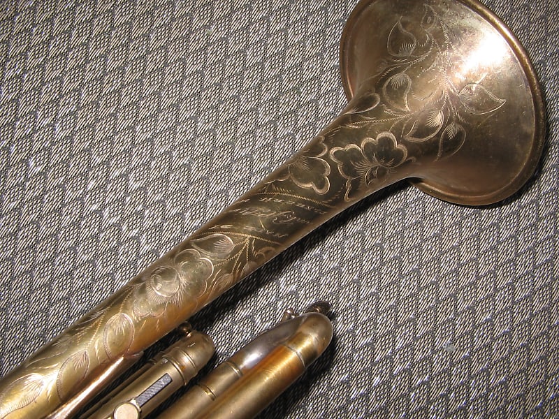 Gold Frank Holton Revelation Trumpet, Vintage 1923 Reverb