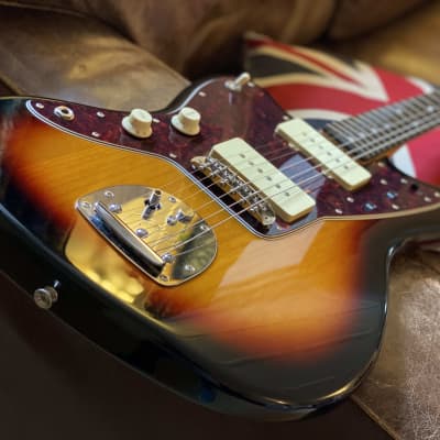 LEFTY! Fender Jazzmaster MIJ Left Handed 2021 Alder Sunburst w/ Fender Lefty HSC image 3