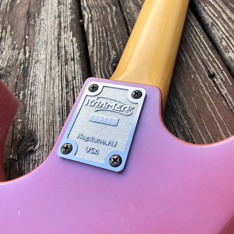1987-1989 Kramer Bass MIJ Flip-Flop Pink | Reverb