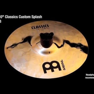 Meinl Cymbals Classics Custom Double Bonus Cymbal Pack with Free 10" Splash & 16" Trash Crash (Used/(New) image 3