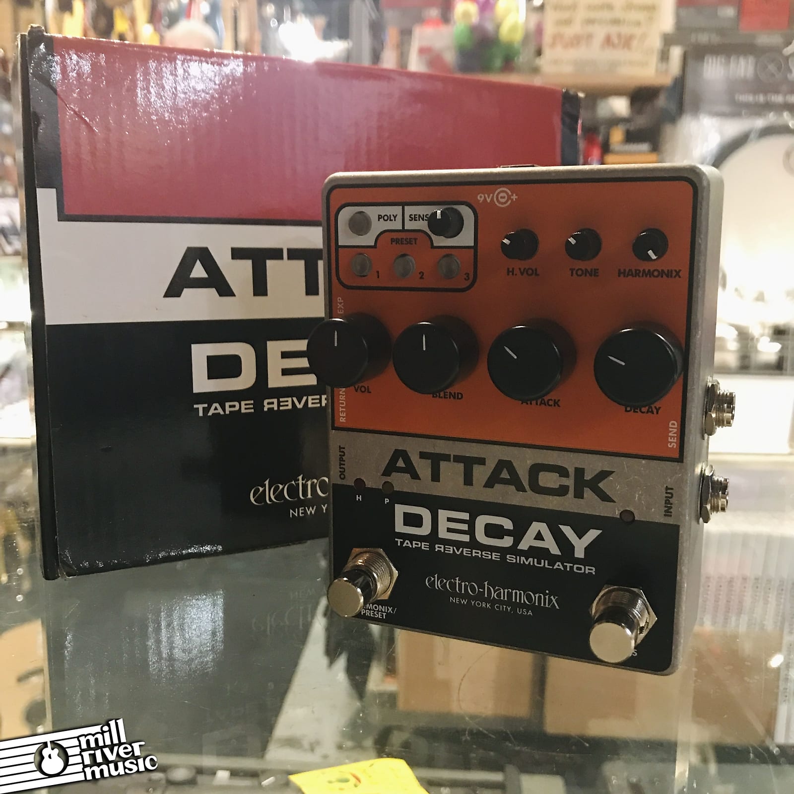 Electro-Harmonix Attack Decay Reverse Simulator w/Box Used