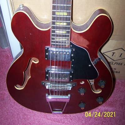 1970's Global 335 Style Electric Guitar Model EA-200 image 2