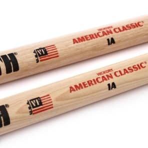 Vic Firth American Classic Drumsticks - 1A - Wood Tip image 3