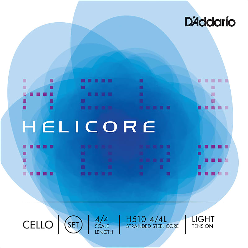 D'Addario H510 4/4L Helicore 4/4 Cello Strings - Light image 1
