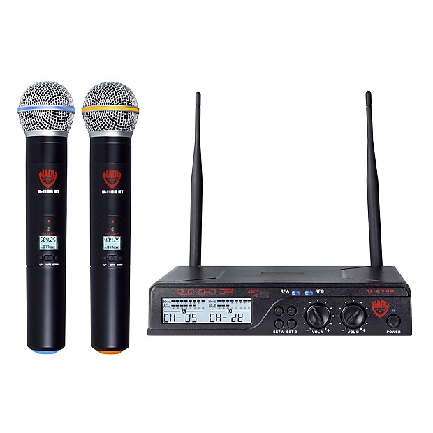 Nady U2100-HT-AB Cardioid Dynamic Wireless Handheld Microphone System - Bands A/B image 1