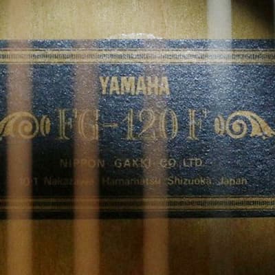 YAMAHA FG-120 ブラックラベル 1974年 - メルカリ