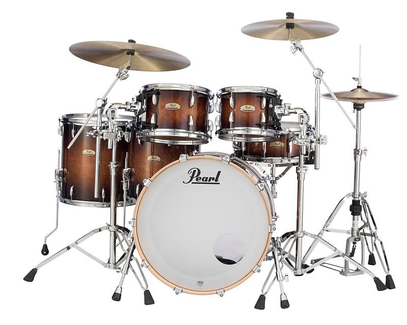 STS2414BX/C314 Pearl Session Studio 24x14 Bass Drum GLOSS BARNWOOD BROWN image 1