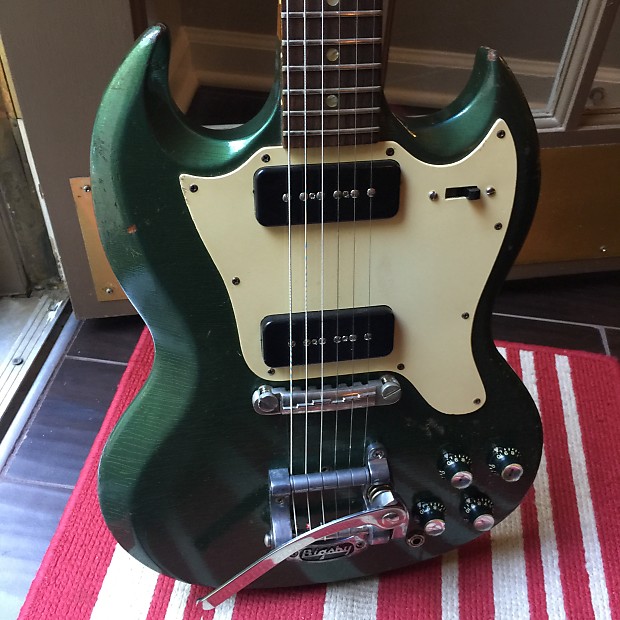 1966 Gibson Melody Maker SG - Pelham Blue - UPGRADES! - Fralin, Bigsby,  TonePros, Emerson, Callaham