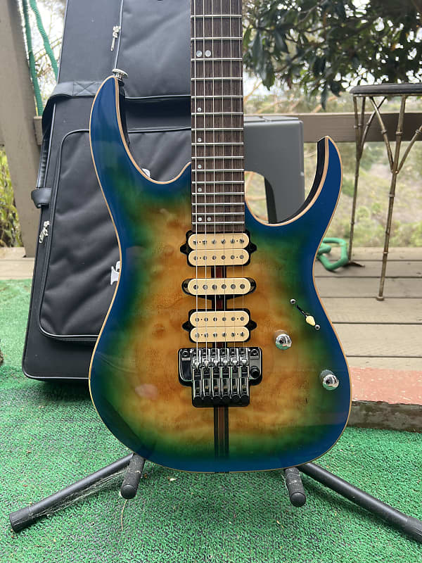 Ibanez RG6PFGMLTD-GBB Premium 2018 - 2019 - Gyser Blue Burst