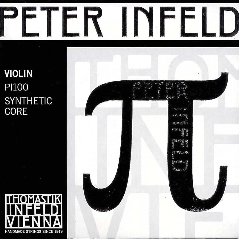 Thomastik-Infeld PI100 Peter Infeld Synthetic Core 4/4 Violin String Set - (Medium) image 1