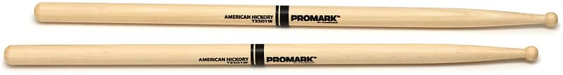 Promark Hickory SD1 Wood Tip Drumsticks image 1