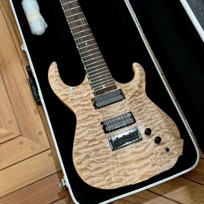 Conklin Sidewinder 8 string guitar MONSTER quilt AAAAA w/ Seymour Duncan Nazgul Sentient for sale